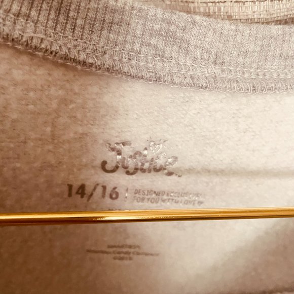 Teen Girl Justice Smarties Gray Sweatshirt-14/16 - Picture 3 of 4